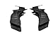 Pocono Metal Craft Rear Trail Arm Frame Repair Set Driver and Passenger for Jeep TJ Wranglers 1997-2006