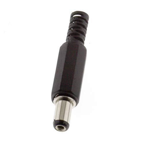 Adaptateur DC mâle/femelle Stecker - Lötanschluss Noir