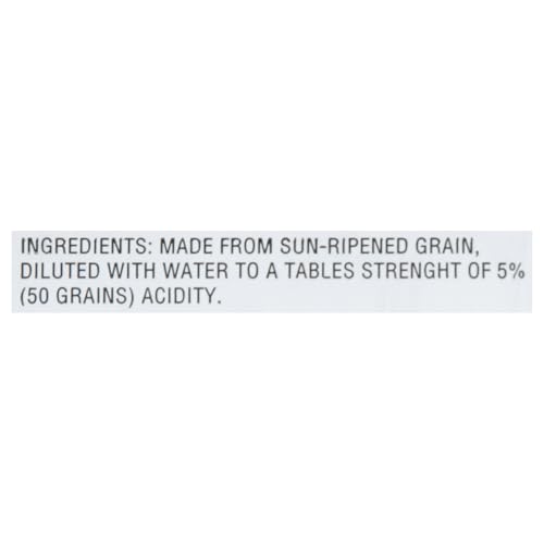 IBERIA ALL NATURAL DISTILLED WHITE VINEGAR, 1 GALLON – 5% ACIDITY