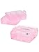 LaurDIY 37600042 3-Tier Pink Storage