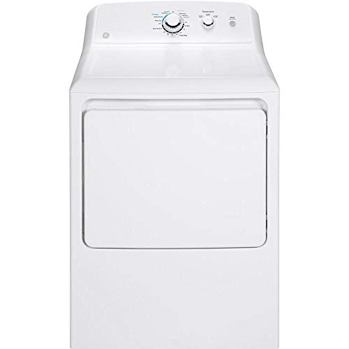 GE GTD33EASKWW 27" Electric Dryer with 7.2 cu. ft. Capacity, in White