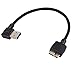 Right Angle USB A to USB Micro B Cable Data 6-Inch for External Hard Drive Cable, Galaxy S5