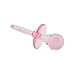 Adorox 2.5'' Pink Acrylic Baby Pacifier Shower Favor (Pink (36 Pieces))