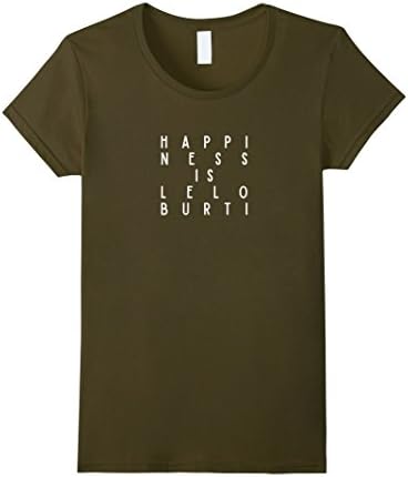 Womens Happiness Is Lelo Burti T Shirt Medium Olive