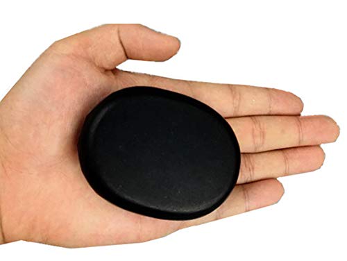 Autoark 8 PCS Black Large Basalt Hot Stone Set,Health and Fitness - Great for Spas,Massage Therapy,Relaxation,and More,AHK-055