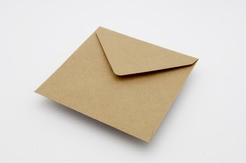 Ribbed Kraft Recycled 133 x 184mm Envelopes 100gsm-Box of 500