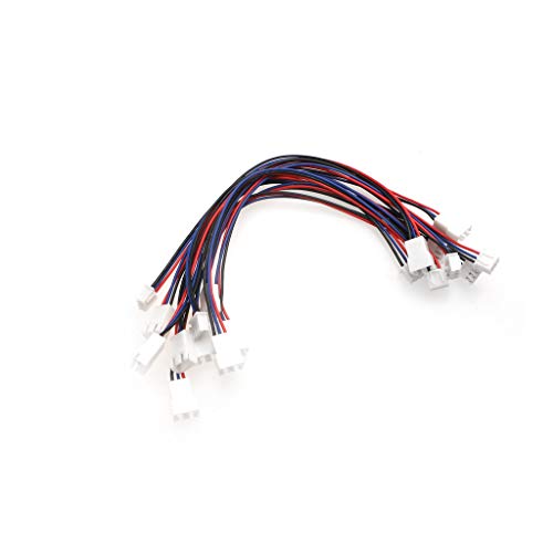 JAGETRADE10 Pcs JST-XH Plug 2S Lipo Balance Wire Extension Lead 22cm for RC Car Plane