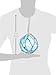 Hampton Nautical Light Blue Japanese Glass Ball Fishing Float with Brown Netting Decoration 3