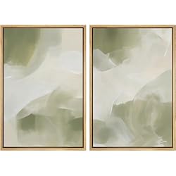 MUDECOR Framed Canvas Print Wall Art Set Olive