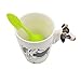 Tea Infuser Filter, Stainless Steel Tea Ball Strainer with Leaf shaped Silicone Handle, for Tea Cups,Mugs,Teapots (Green)
