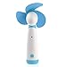 VORCOOL YGH365B Mini Handheld Fan - Soft Foam Blades - Battery Operated - Blue