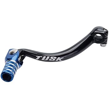 Tusk Folding Shift Lever Black/Blue Tip -Fits: Yamaha YZ450F 2003-2013