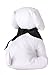 Tail Trends Happy New Year Dog Bandana Black for Medium to Large Sized Dogs - 100% Cotton