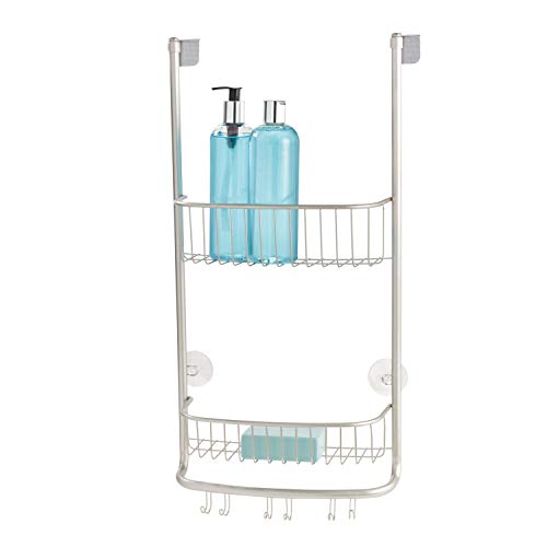 iDesign Shower Caddy Over the Door, Small Hanging Bathroom Organiser