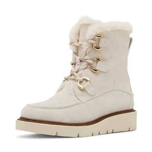 Blondo Women's Waterproof Boot Monday, Bone Suede, 9
