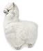 Standing Alpaca Fur Alpaca Adult Figure - White 12 Inch