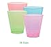 Neon Disposable Party Supplies Set, 16 Guest - 2 Size Plates, Tumbler Cups, Napkins, Cutlery | Glows Under Black Light or UV - Pink, Green, Blue, Orange | For Birthday, Clubs, 80s Festivals, and More