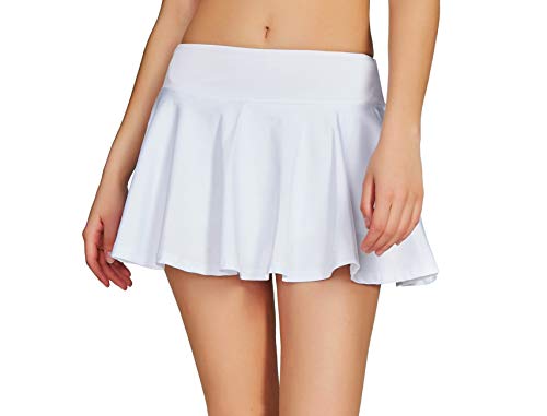 white skort plus size