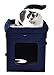 Amazon Basics Collapsible Cube Cat Bed, 15 x 15 x 17 Inches, Blue