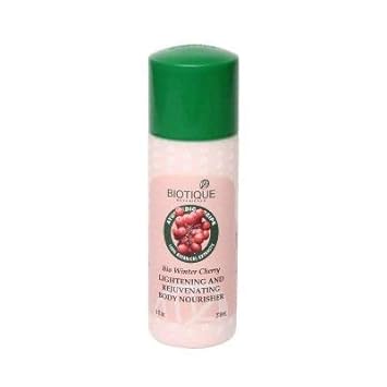 Biotique Body Nourisher Winter Cherry Body Lotion, 210ml (Pack of 2)