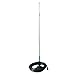 FMUSER Outdoor Car FM Antenna with Magnetic Sucker Base 76-108mhz Adjustable for FM Transmitter Up to 150w, Omni-Directional Indoor Stereo Radio Receiver Antenna with Cable