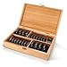 Hot Stones - 36 Piece Basalt Stone Essential Box Set for Massage