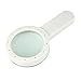 Extra Large 30X Magnifying Glass with 12 Bright LED Lights, Handheld Lighted Magnifier,4.1 Inches Oversized Illuminated Magnifying Glass with Light
