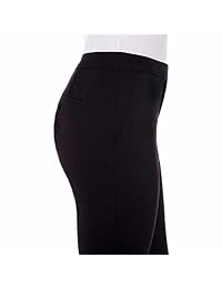 Mario Serrani Italia dama comodidad elástica Slim Fit pantalones