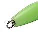 Muzata Fluorescent Squid Cuttlefish Sleeve Jig Fishing Lure Bait Head Hooks Luminous Octopus Lure Glow in Dark 10PCS