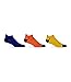 Polo Ralph Lauren Men 3 Pairs Pack Technical Low Cut Socks, Yellow/Orange/Blue