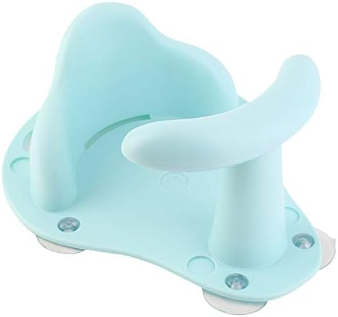 TLT Retail Baby Bath Tub Ring Seat - Soft, Non-toxic Infant Child Toddler Kids Anti Slip Safety Comfortable Bath Chair Sucker Baby Bathtub Seat for 1-3 Years Old Baby (Blue)