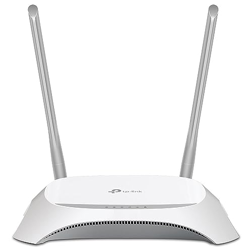 Tp-Link Routeur 300Mbps Wi-Fi N, 1 Port Usb 2.0, 4 Ports Ethernet, Port Usb Pour Clé 3G/4G (Tl-Mr3420) , Noir