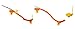 Hot Wheels Wall Tracks Flame Drop Track Set