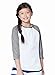 LAT Youth Jersey Crew Neck Raglan 3/4 Sleeve Baseball Tee