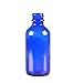 12 Pack,2oz 2 oz,Blue Glass Bottle Bottles with Black cap and Glass Droppers.Using for Essential Oils,Lab Chemicals,Colognes,Perfumes & Other Liquids.FREE 12 Chalk Labels