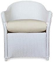Lloyd Flanders 72201-001-974 Freeport Collection Dining Chair in White Loom Finish, Marianas