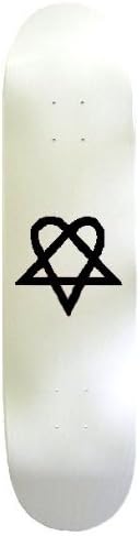 HEARTAGRAM Skateboard DECK cky bam WHITE 7.75 Decks