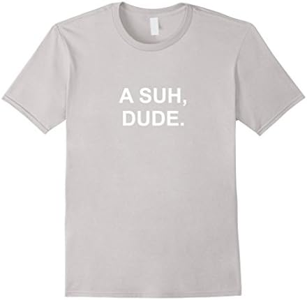 Men's A Suh Dude Shirt Large Silver