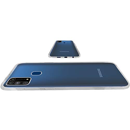 Casotec Soft TPU Back Case Cover for Samsung Galaxy M31 - Clear