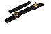 Ebonywood Archtop Jazz Guitar Bridge wGold Hardware-KAY HARMONY GRETSCH GIBSON GUILD