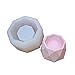 DIY Flower Pot Silicone Mold Succulent Plants Concrete Planter Vase Molds Candle Holders Mold Color Random