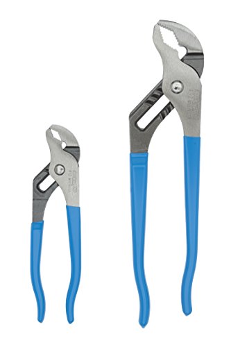 Channellock vj-2 v-jaw tongue and groove plier set, 2-p…