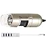 Dino-Lite AM3111 Handheld Digital Microscope with USB 2.0 Connection and Annotating Tools, 10x - 50x, 230x Magnification Bundle with Blucoil Mini USB Type-C Hub with 4 USB Ports