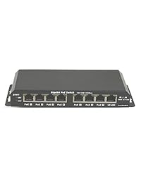 8 PUERTO Gigabit Ethernet Switch con el en 7 puertos PoE pasivo ws gpoes 8 7 Power Over Ethernet para dispositivos 802.3 af o 24 V