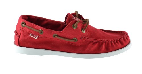 Levis Parker Men's Exclusive Boat Shoes Red 516225-01r