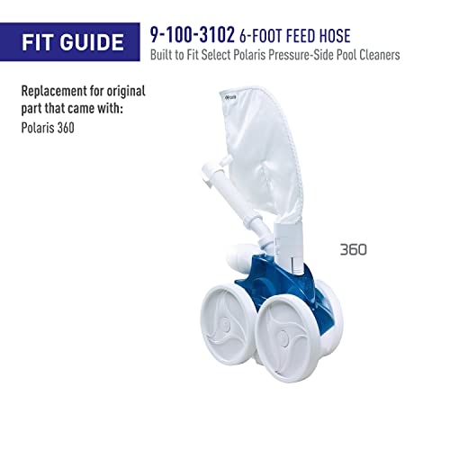 Polaris Genuine Parts 91003102 6ft Feed Hose for 360 pressureside