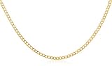 14k Yellow Gold 2mm Cuban Chain - 10
