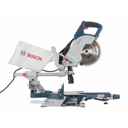BOSCH CM8S 8-1/2 In. Single-Bevel Slide Miter Saw for Woodworking photo 11