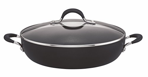 Click Here to See More Images Circulon Momentum Hard Anodised 30Cm Shallow Casserole 4.3L - Black