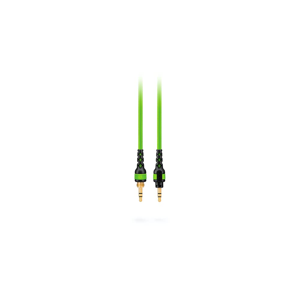RØDE NTH-Cable for NTH-100 Headphones, 2.4m / 8ft Long, 3.5mm Male to Male High-Quality Audio Cable With ¼-inch Adaptor Included (Green)